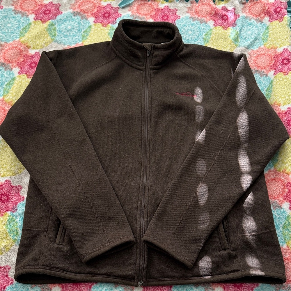 Eddie Bauer Chocolate Fleece Jacket